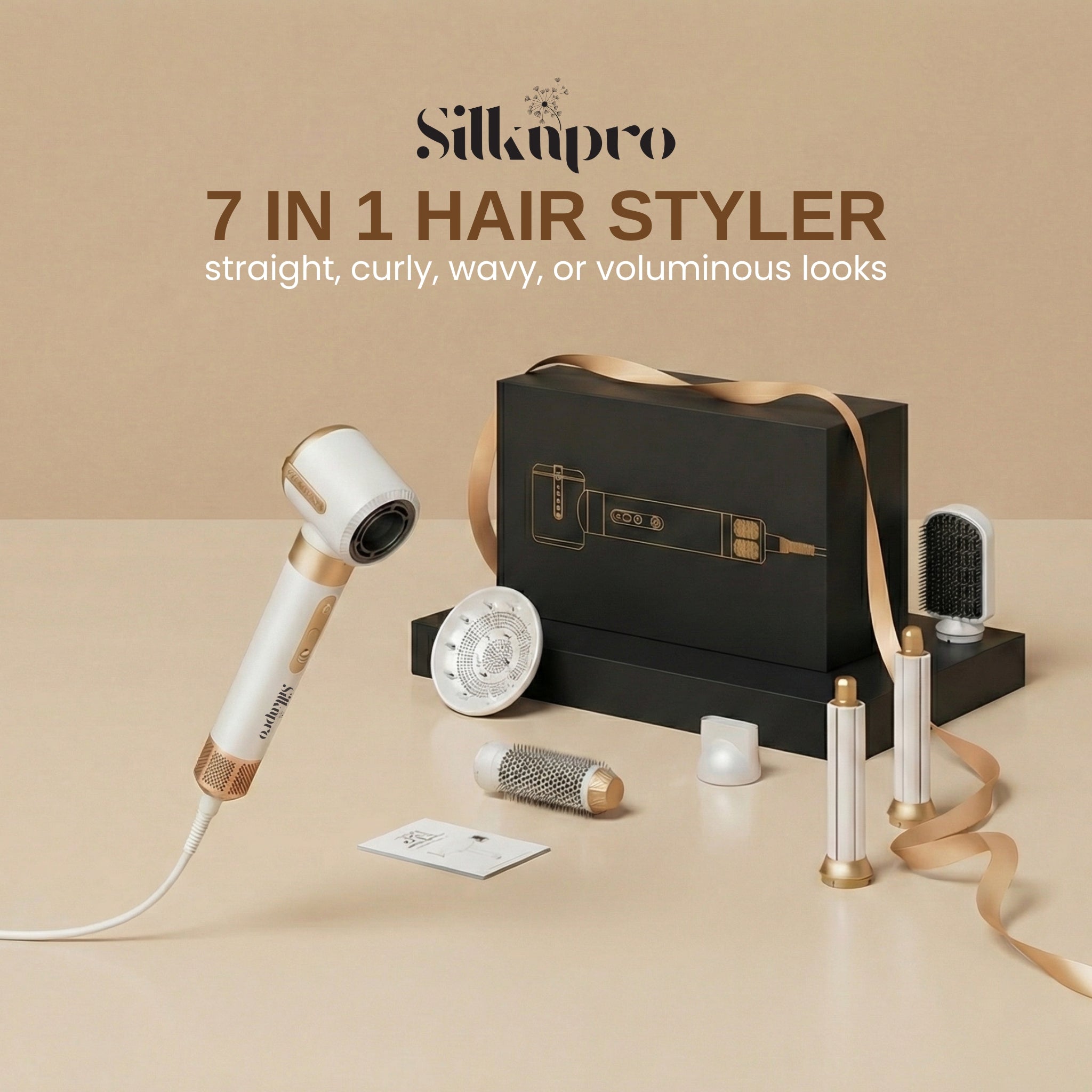 Silknpro™ 7 in 1 Hair Styler